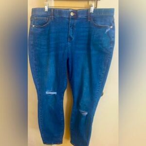 NY&C High Rise Skinny Jeans sz 20W New!